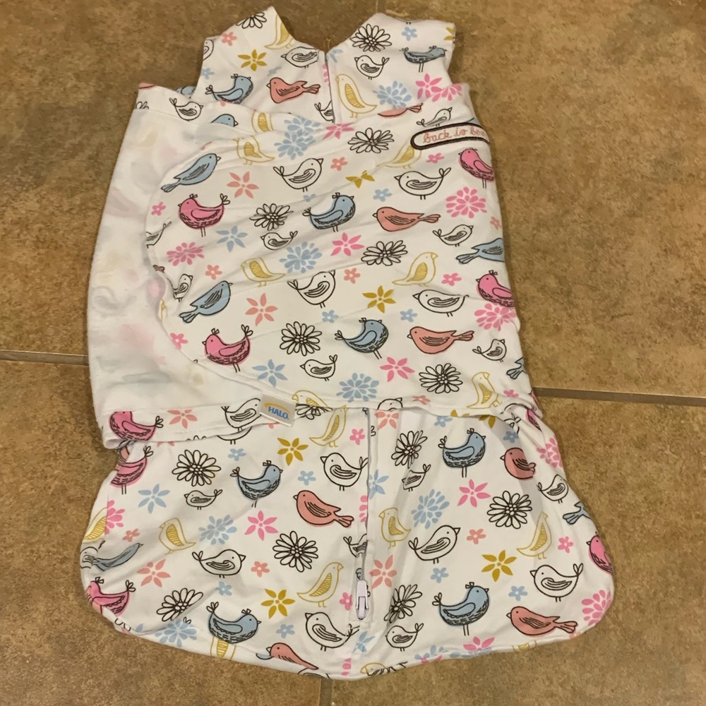 Halo sleep sack/swaddle bird newborn